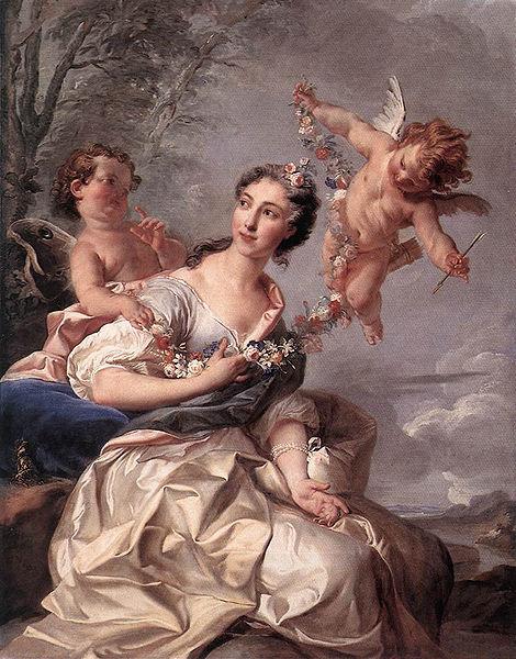COYPEL, Noel Nicolas Portrait of Madame de Bourbon